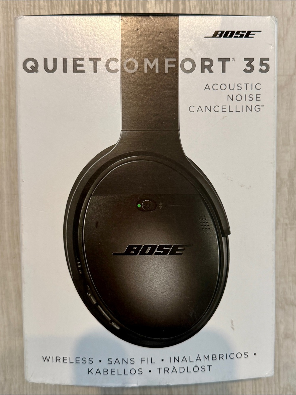 Bose QuietComfort 35 Wireless Over-Ear Headphones - Black